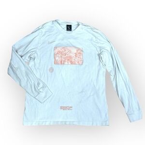 Nike City Exploration Atlanta DNA Peach Tree Long Sleeve‎ Shirt - White - Size L